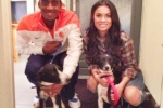 Leroy Fer redt met zijn vrouw 2 honden van Curaçao